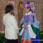 Presiding Bishop Katharine Jefferts-Schori Greets Earlene Ford