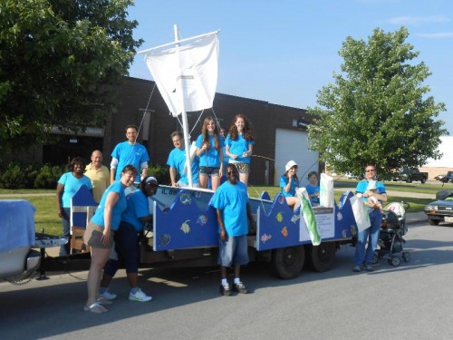 St Nicholas Episcopal Church Parade Float for Elk Grove Village Parade
