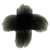 Ashes in the form of a cross
