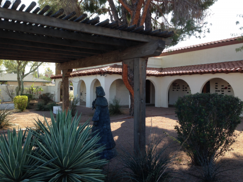 Memorial garden at St Matthew's Episcopal Church, Chandler AZ